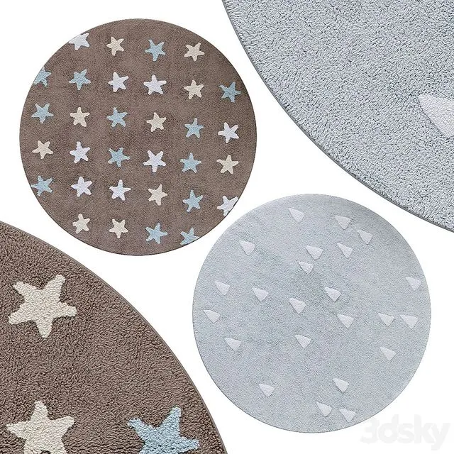 Circle rugs No. 029 