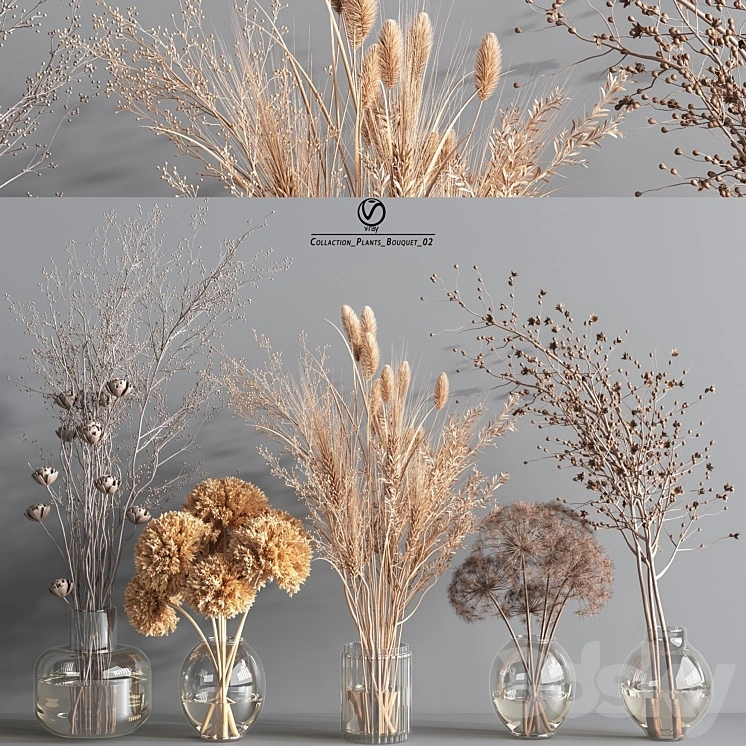 Collaction_Plants_Bouquet_2_vray 
