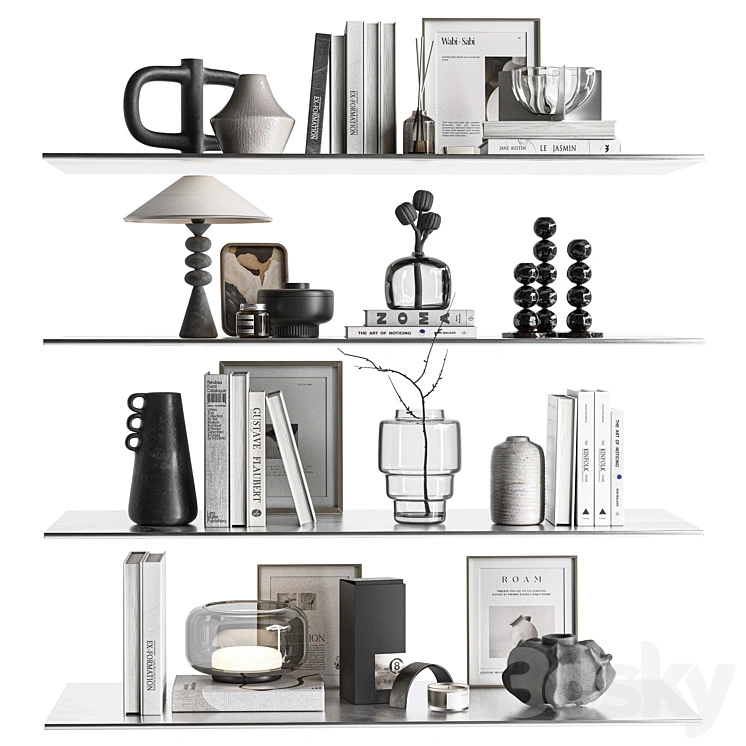 Decorative Set-091 Shelf Accessories 