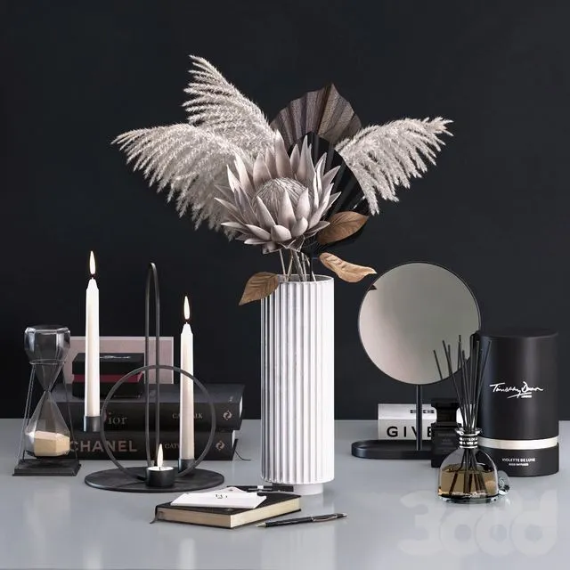 Decorative set with Proteus 
