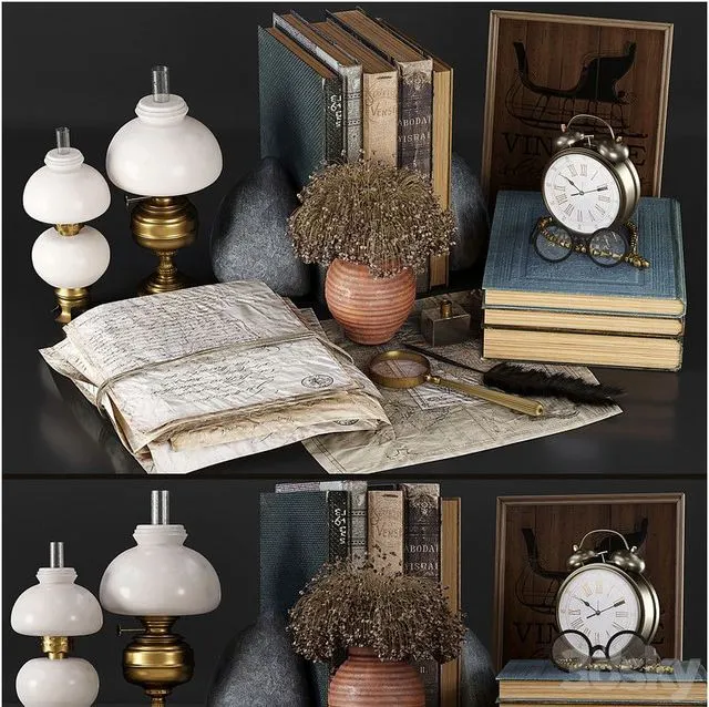 Old decorativ set 
