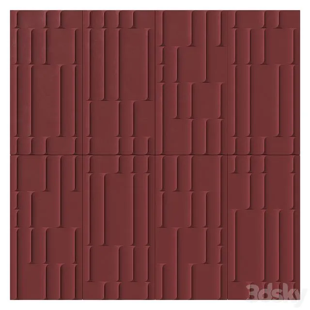 Decorative panel Inkiostro Bianco MOTIVO 
