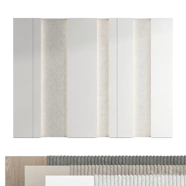 Decorative wall panel set 133 