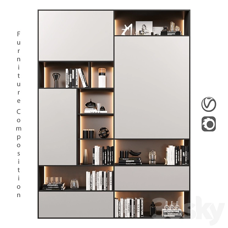 Furniture Composition | set 55 