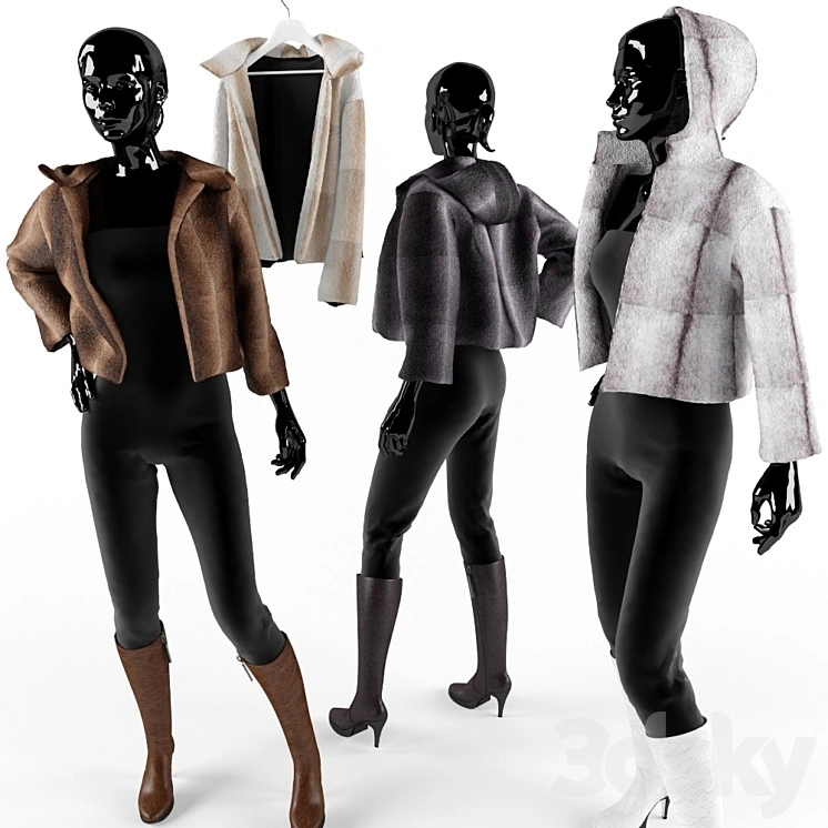 fur coats 