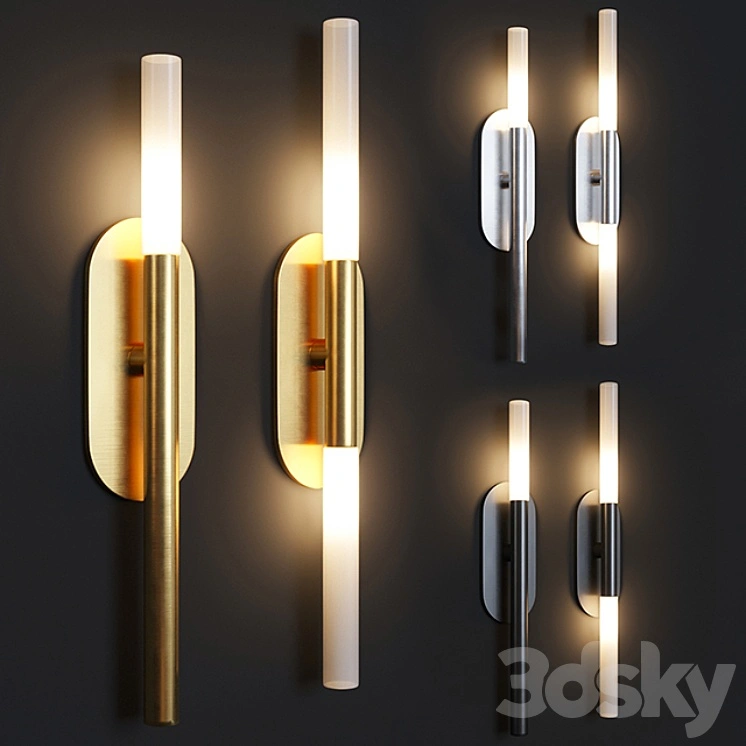 Rousseau Medium Bath Sconce and Rousseau medium vanity 