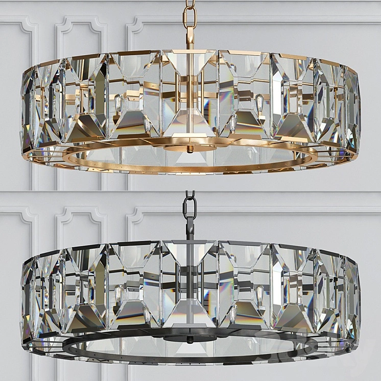 Rh harlow crystal round 