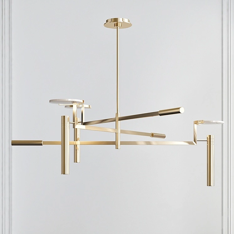 Melange Large Floating Disc Chandelier 