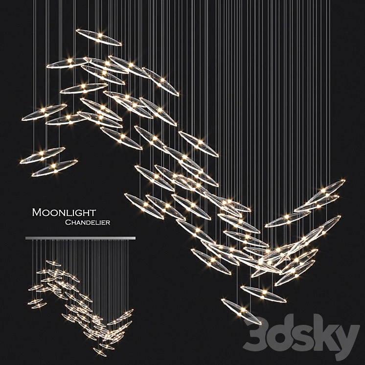 Moonlight chandelier by orche 