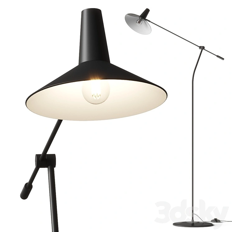 La Redoute Lidia Metal Floor Lamp 