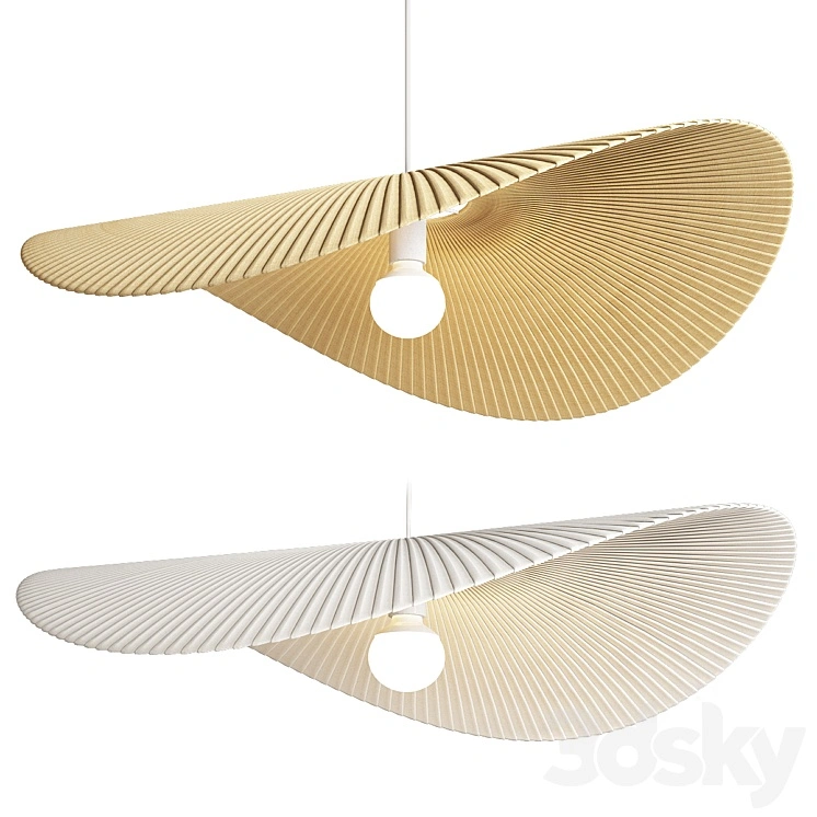 Straw Fabric Pendant Light 80 