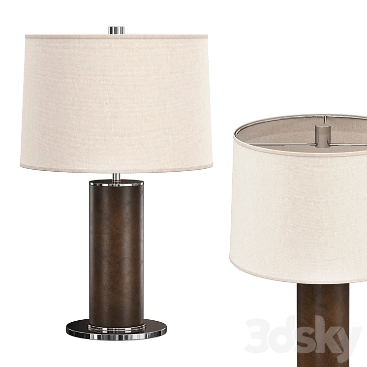 Beckford Leather Table Lamp 