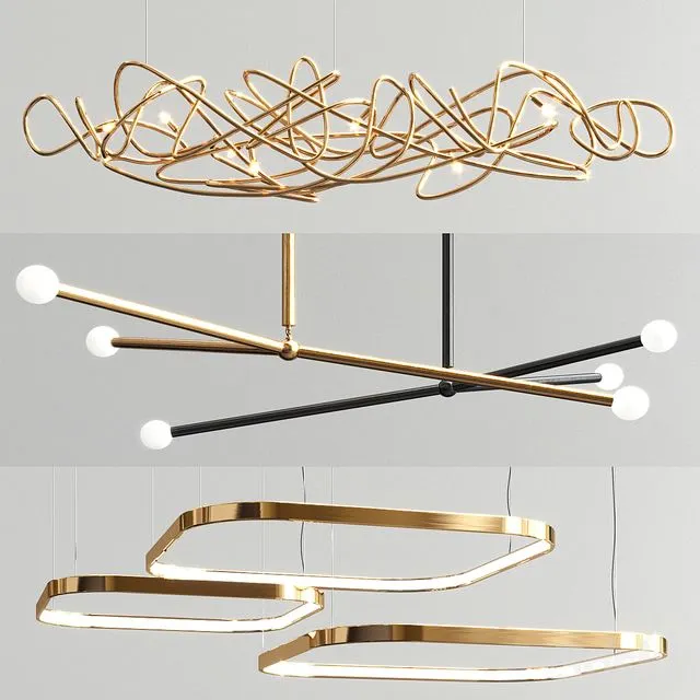 Apparatus Doodle Ring Chandelier – 3 type 