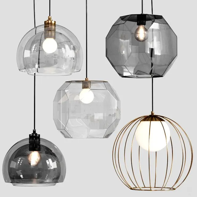 CB2 pendant light set 