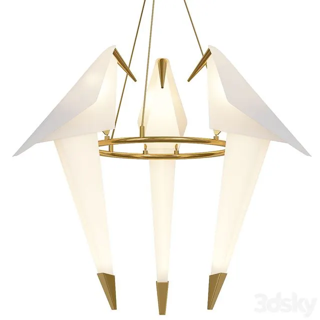 CHANDELIER ORIGAMI BIRD CHANDELIER 3 BY IMPERIUMLOFT 