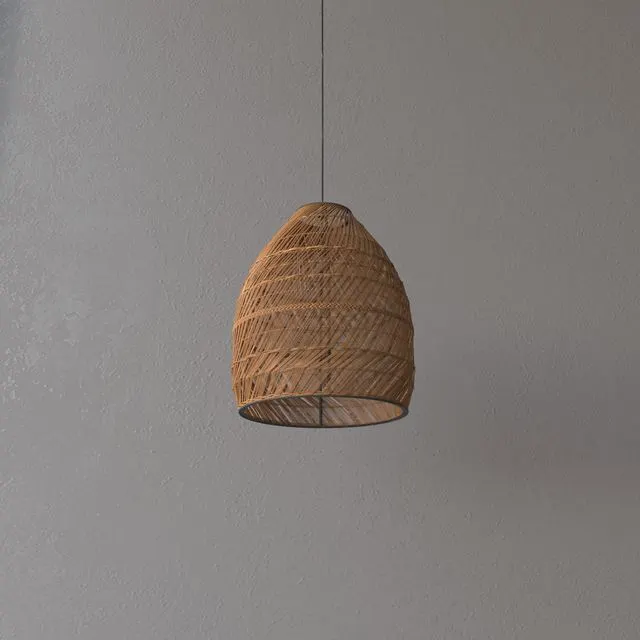 Lustra lighting pendant rattan wicker 