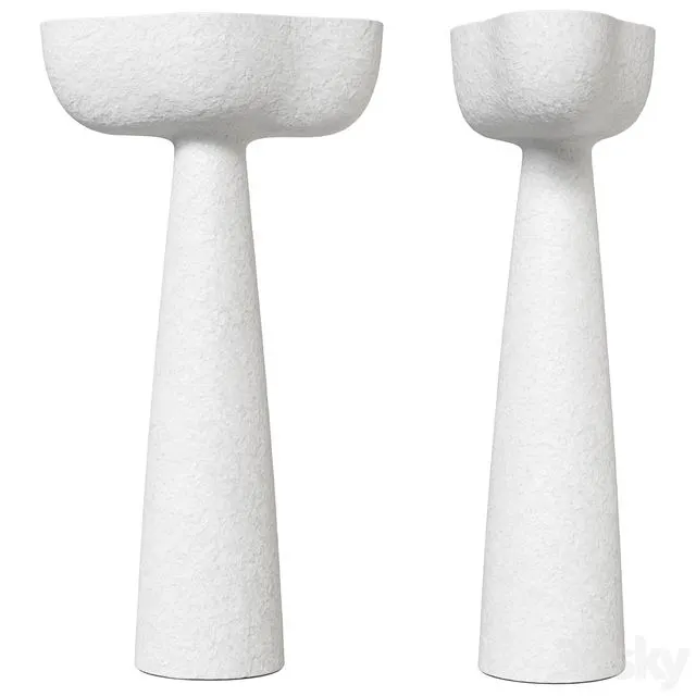 Pierre Augustin Rose floor lamp Eole 