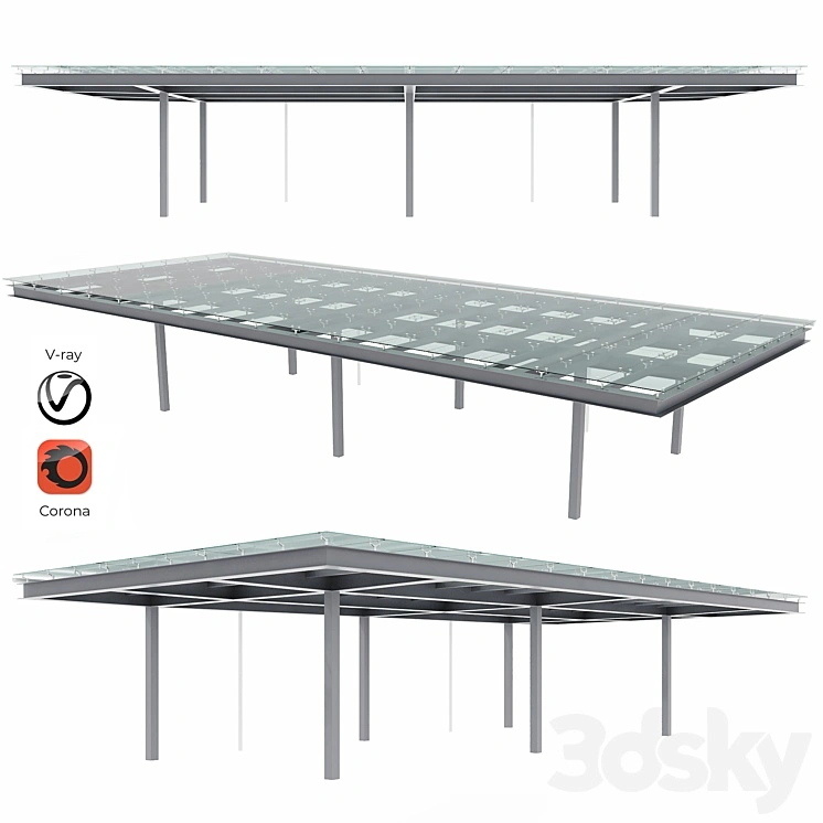 Glass canopy 