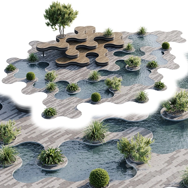 Town Square and Outdoor Plants 6 
