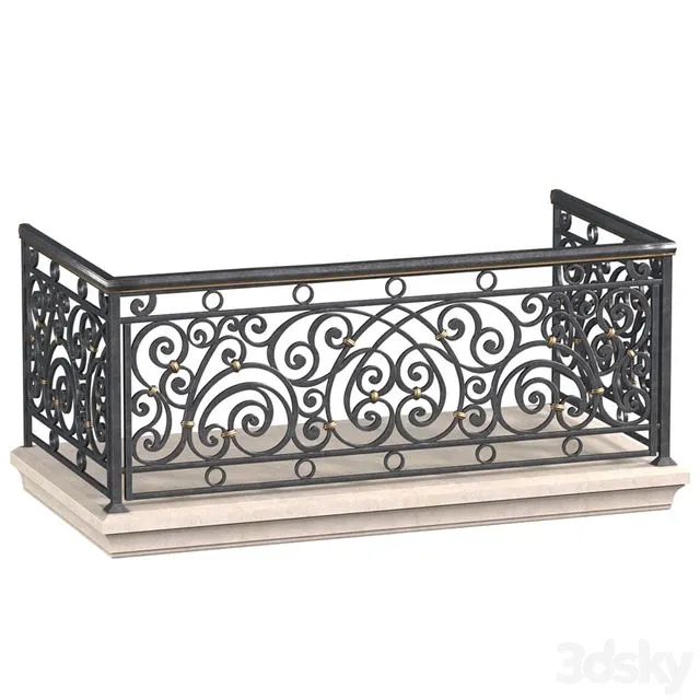 Classic balcony Forged Fence 