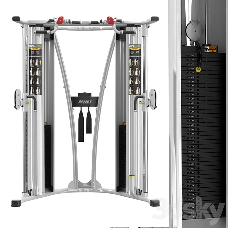 HD 3000 DUAL PULLEY FUNCTIONAL TRAINER 