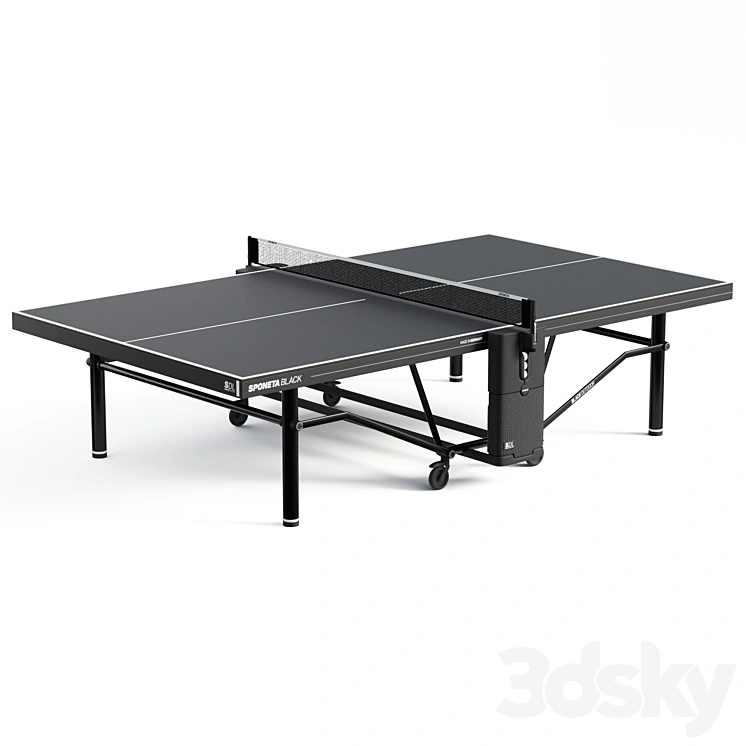 Indoor Sponeta SDL black tennis table 