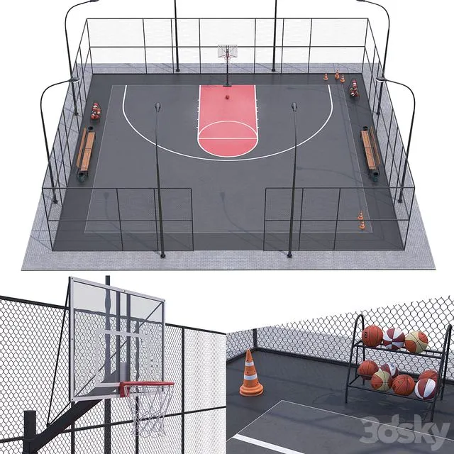 Basketball field 