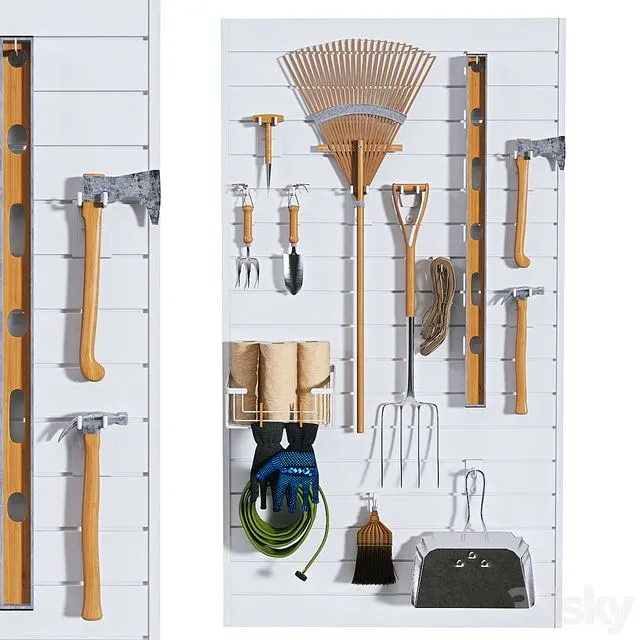 Storage of garden tools 