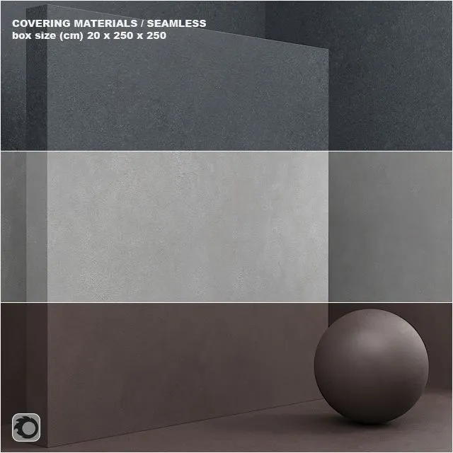 Material (seamless) – coating, concrete, plaster set 60 