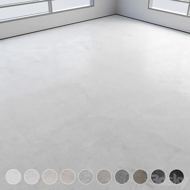 Self-leveling concrete floor No. 10 