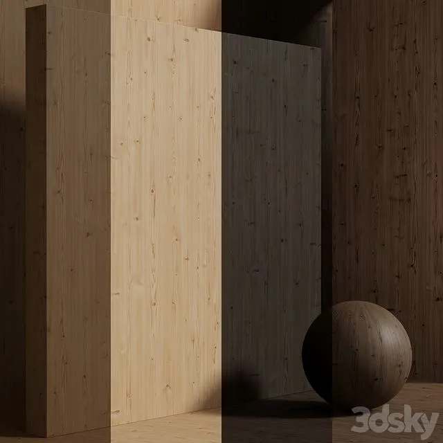 Material wood (seamless) pine spruce – set 159 