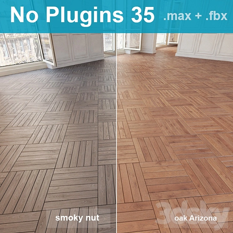 Parquet 35 (2 species, without the use of plug-ins) 