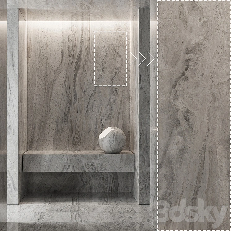 Marble Stone No147 