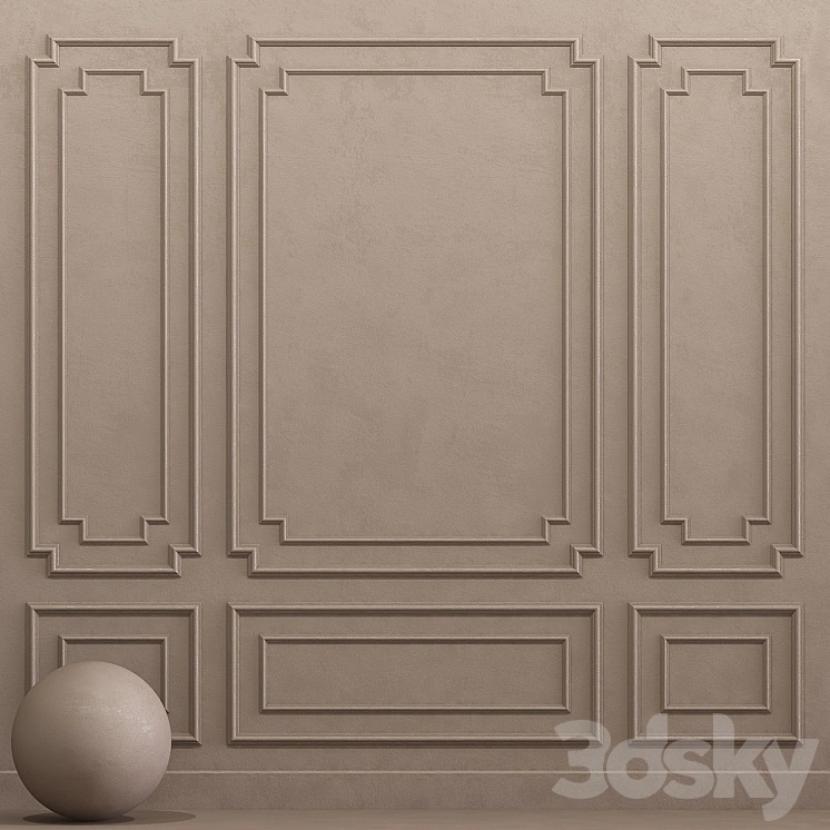Decorative plaster with molding 21 