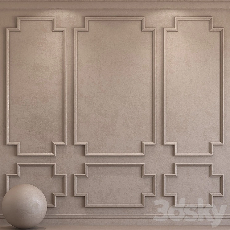 Decorative plaster with molding 37 