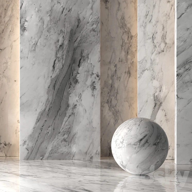 Light Marble Material 4K (Seamless - Tileable) No 13 