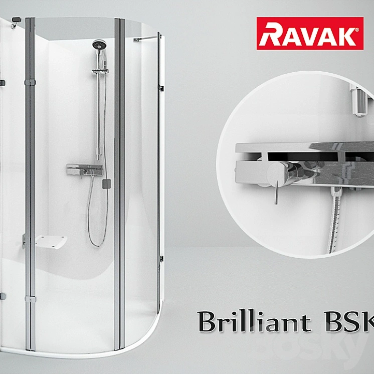 Ravak Brilliant BSKK4 