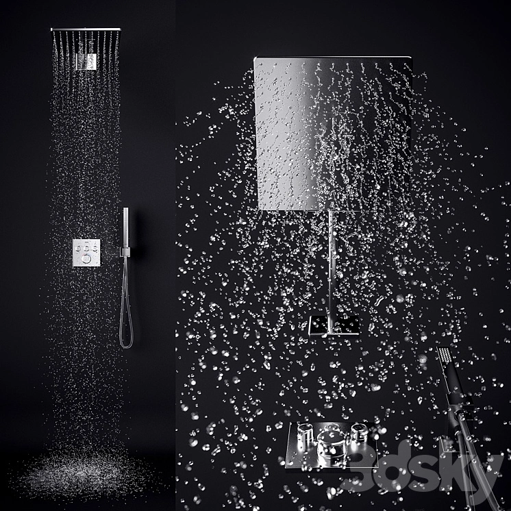 Grohe SmartControl Cube Shower System 