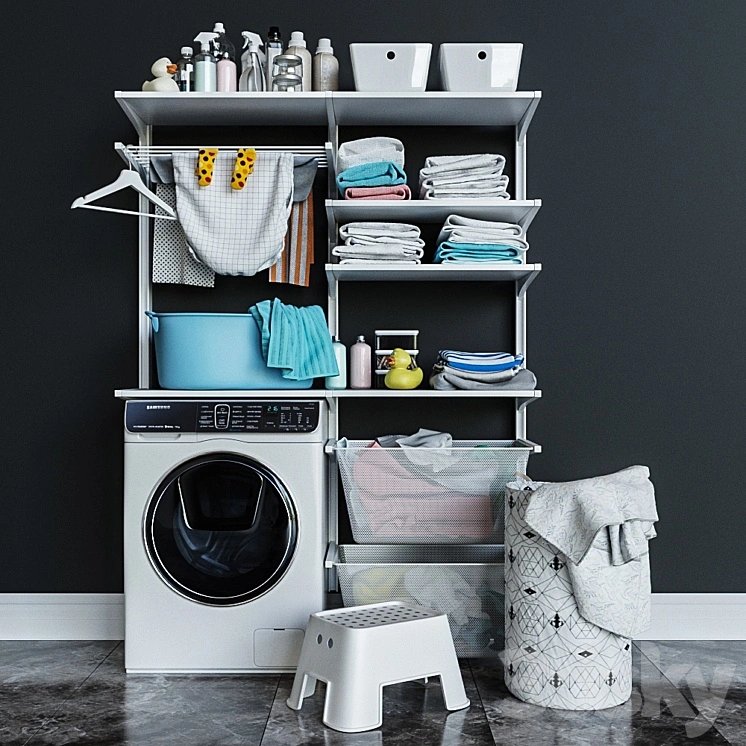 IKEA wall-mounted moduleikea BOAXEL БОАКСЕЛЬ / washing machine 