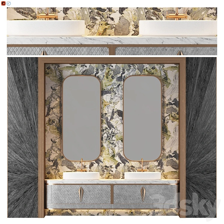 Nero Antico Bathroom 