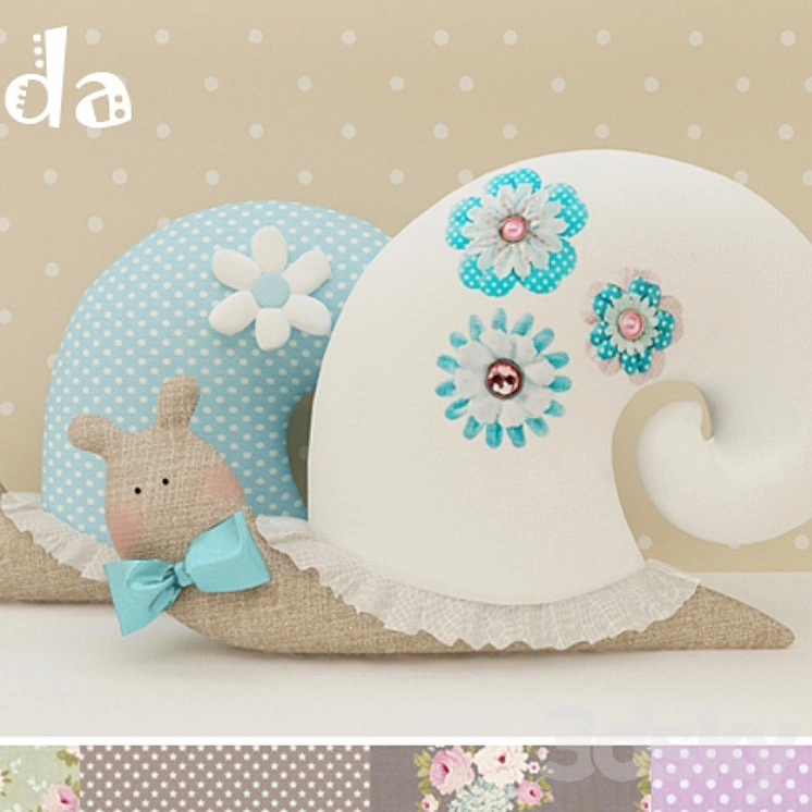Tilda Snail soft toy 