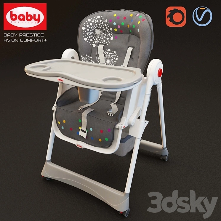 Highchair Baby Prestige Avion Comfort 