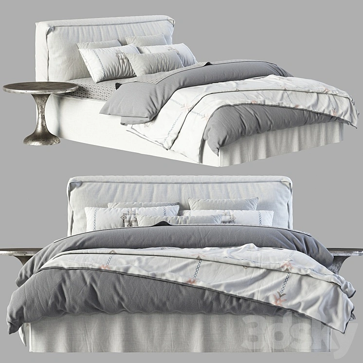 RH Teen Brook Slipcovered Platform Bed 