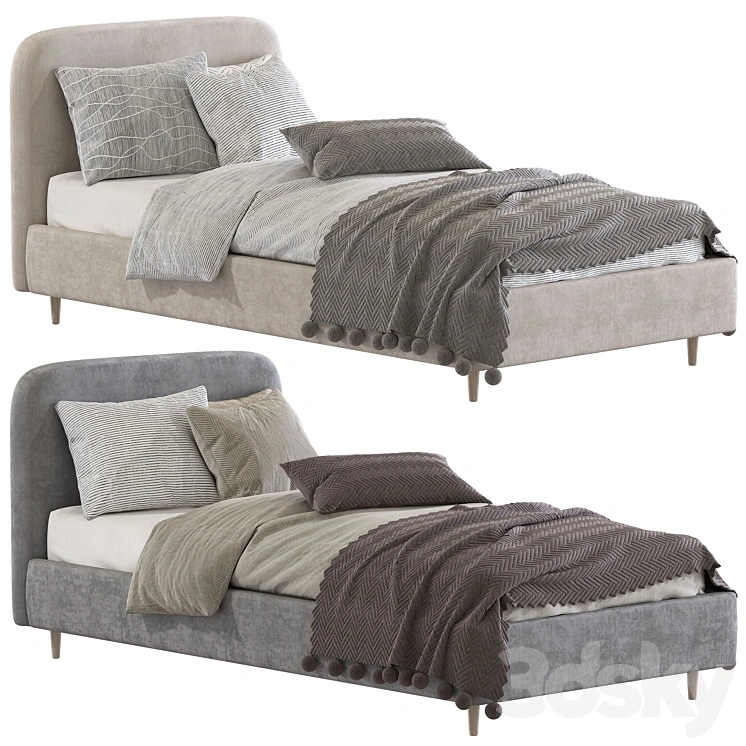 Contemporary bed 209 