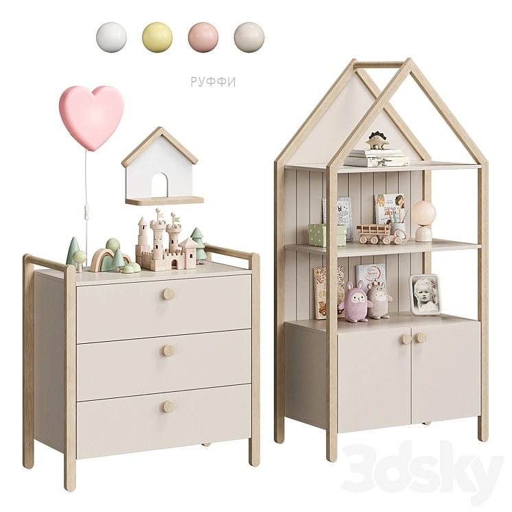 Ruffy children furniture Divan.ru set2 