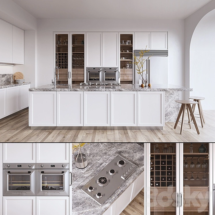 Kitchen L'ORIGINE Aeterna (vray GGX, corona PBR) 