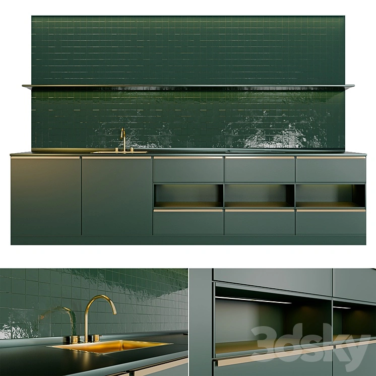 Green kitchen 