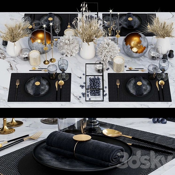 Luxury table setting 