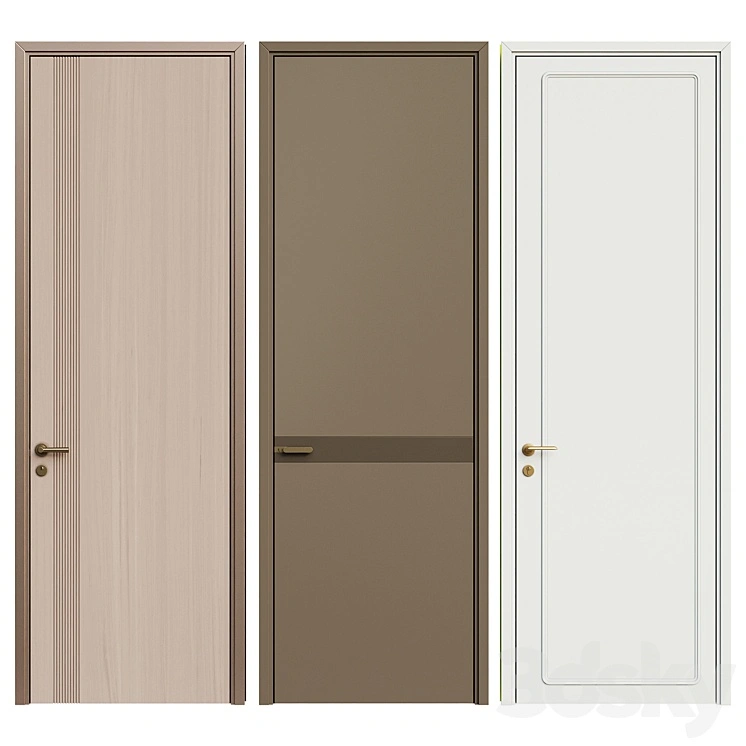 Modern single door - interior door 138 - OppeinHome 