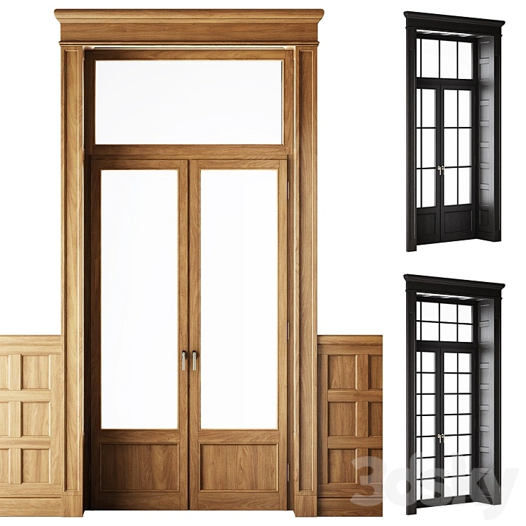 Classical Wooden Window/Door 